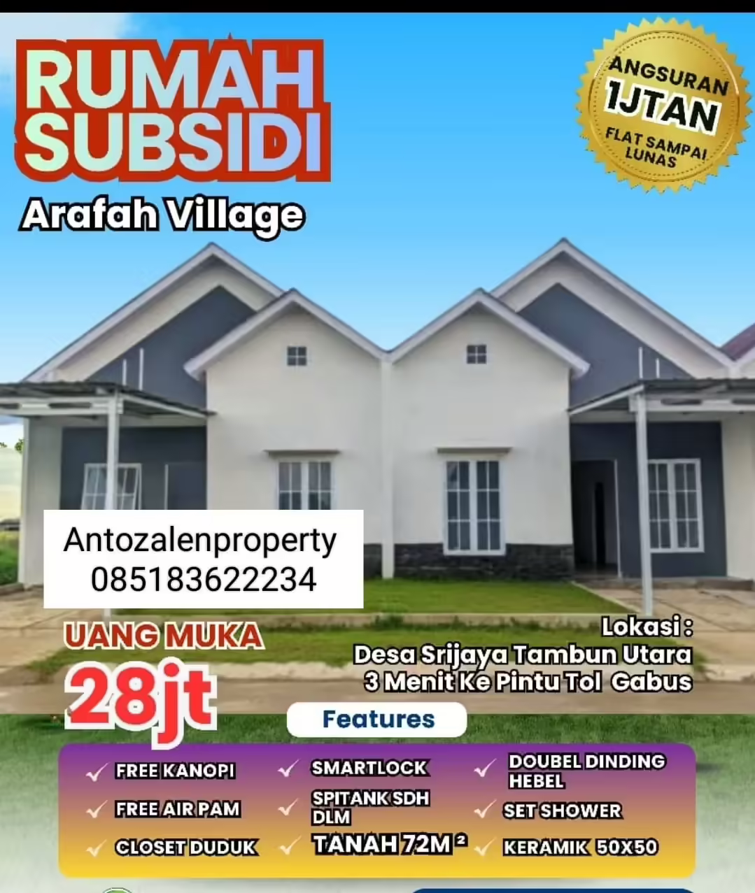 Brosur Promo Fitur Arafah Village